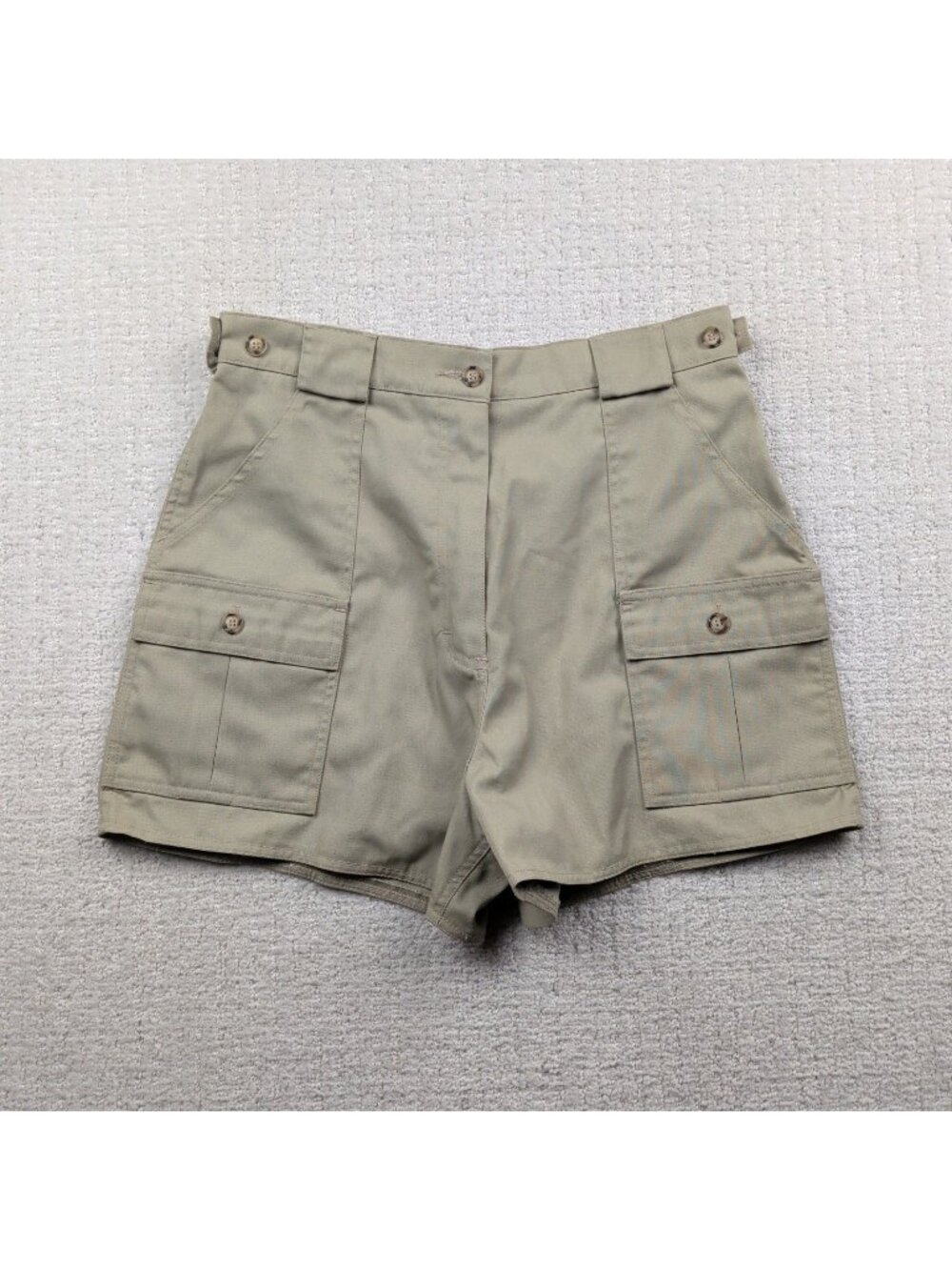 Vintage Tilley Endurables Womens Shorts Khaki Safari Hiking Adjustable Size 14